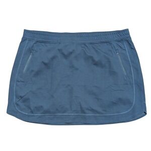 NEW CJ Banks Skirt Plus 3X 22 24 Blue Athletic Skort Attached Shorts NWT